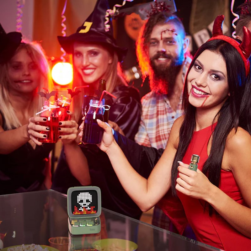 Divoom Ditoo-Mic Retro Pixel Art Portable Bluetooth Speaker With Microphone Karaoke Function
