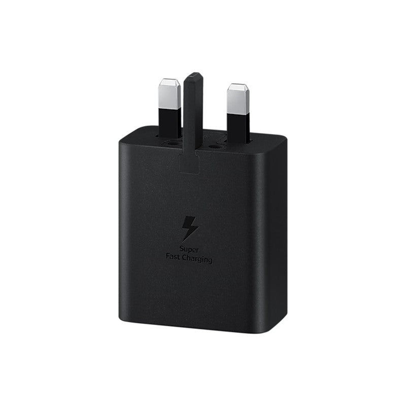 Samsung 45W PD Power Adapter, USB-C to USB-C Cable (5A) Black