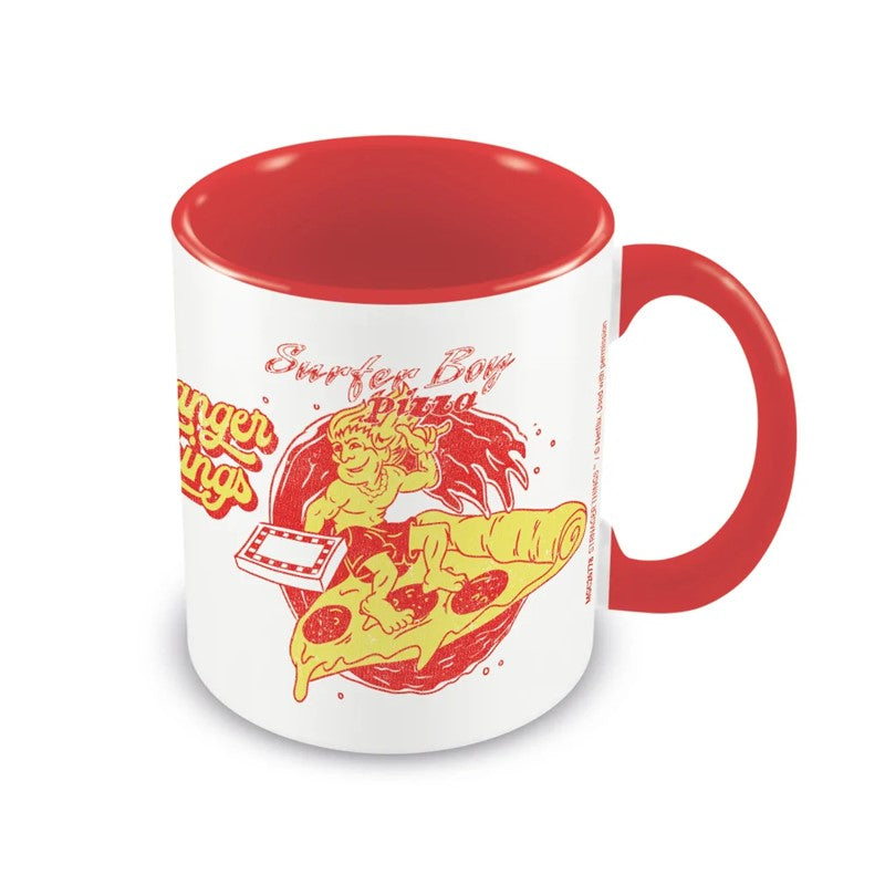 Pyramid Mug Stranger Things 4 - Surfer Boy Pizza Red 11 oz/315 ml