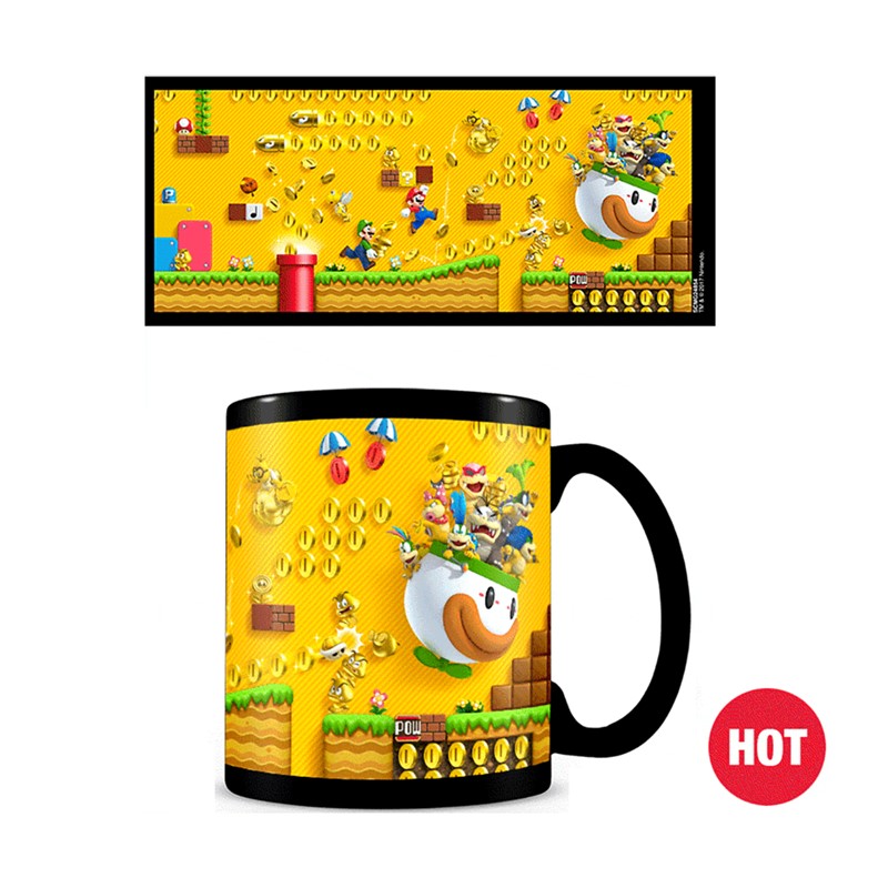 Pyramid Heat Mug Super Mario - Gold Coin Rush