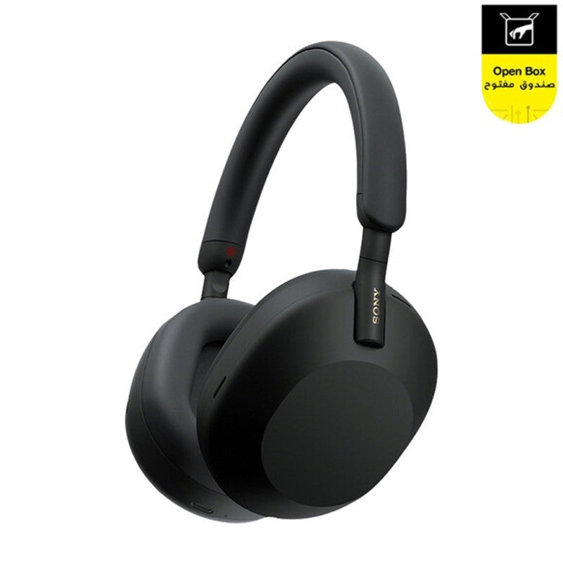 Sony WH-1000XM5 Wireless Industry Leading Noise Canceling Headphones with Auto Noise Canceling Optimizer, Crystal Clear Hands-Free Calling, and Alexa Voice Control - Black - Open Box