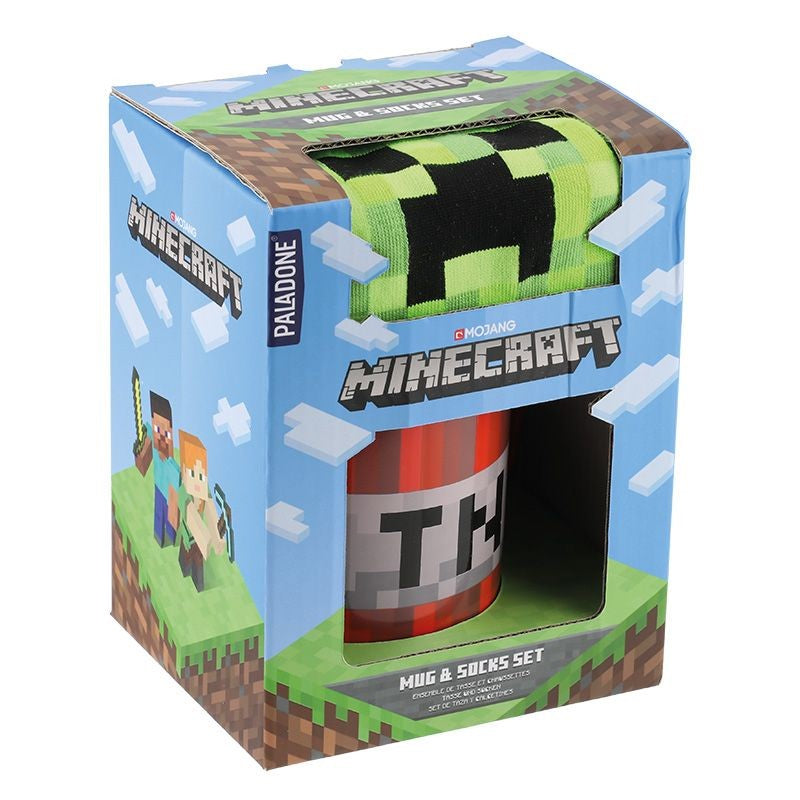 Paladone Minecraft Mug and Socks