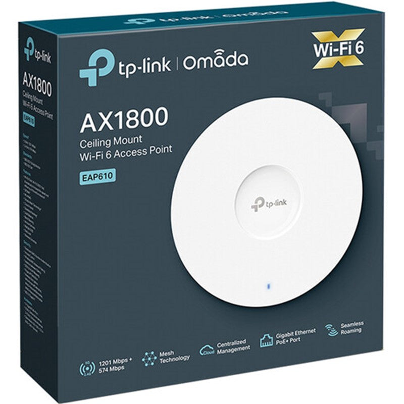 TP-Link EAP610 AX1800 Ceiling Mount Wi-Fi 6 Access Point