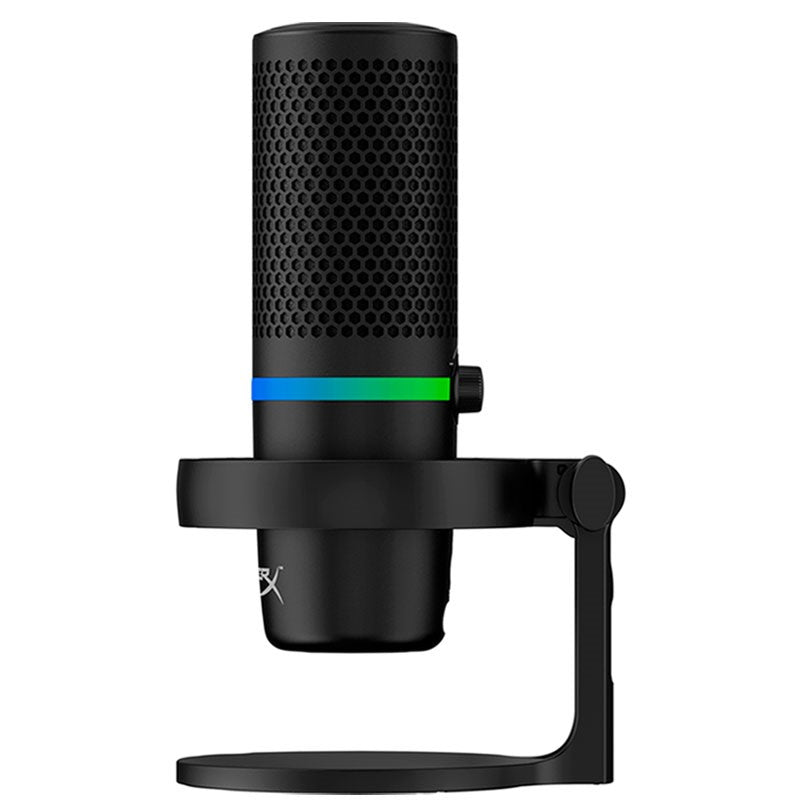 HyperX DuoCast Wired RGB Gaming and Streaming Microphone - Black