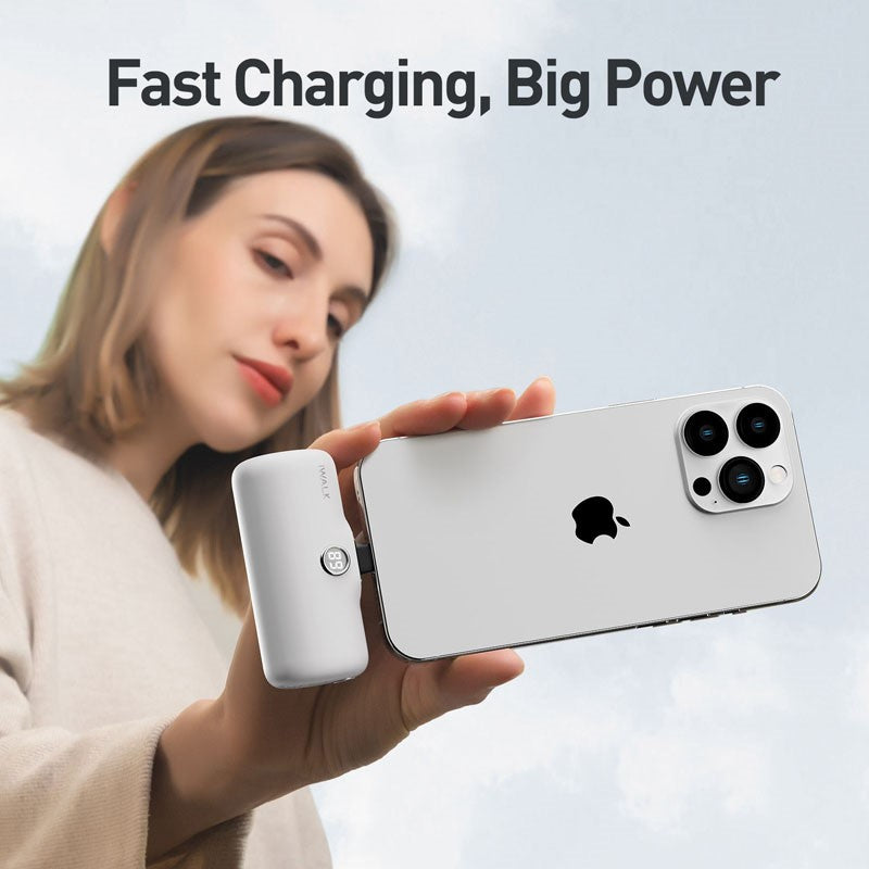 IWalk Linkme Pro Fast Charge 4800 mAh Pocket Battery With Battery Display for iPhone