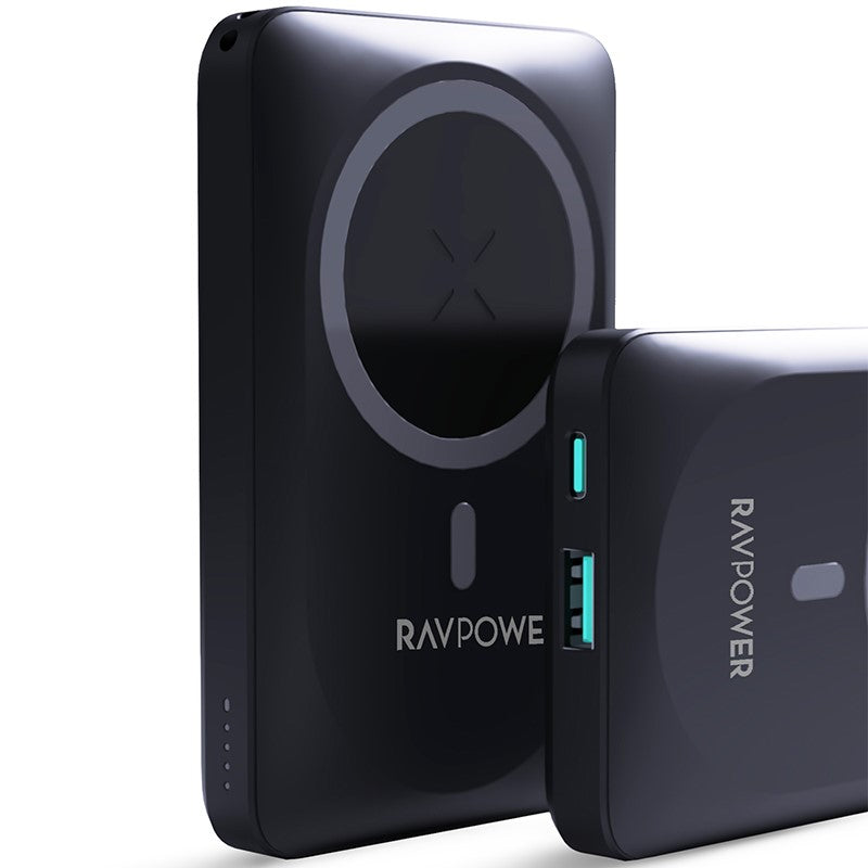 Ravpower RP-PB1212 10000mAh, 20 Watts Magnetic Wireless Powerbank Black