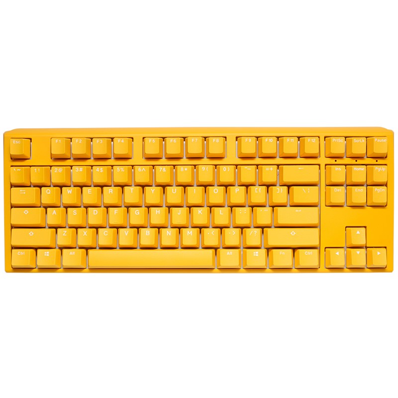 Ducky One 3 Yellow TKL Hot-Swap Wired RGB Mechanical Gaming Keyboard Cherry MX Switches