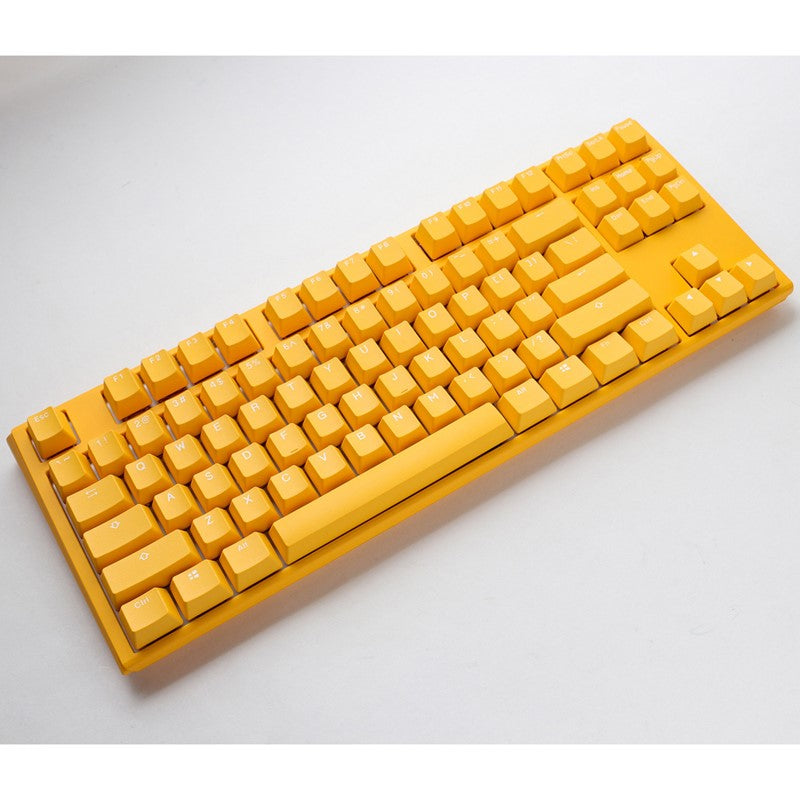 Ducky One 3 Yellow TKL Hot-Swap Wired RGB Mechanical Gaming Keyboard Cherry MX Switches