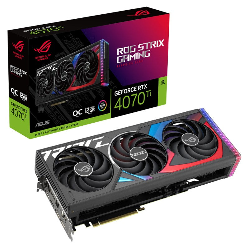 أسوس, بطاقة الجرافيك للألعاب روج ستريكس جي فورس - ار تي اكس 4070 تي اي 12 جيجا بايت - جي دي دي ار 6 اكس