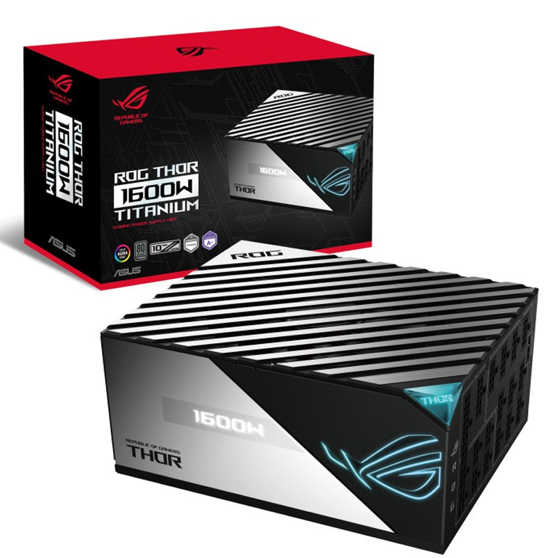 Asus ROG THOR 1600T GAMING 1600W 80 Plus Titanium Fully Modular Gaming Power Supply