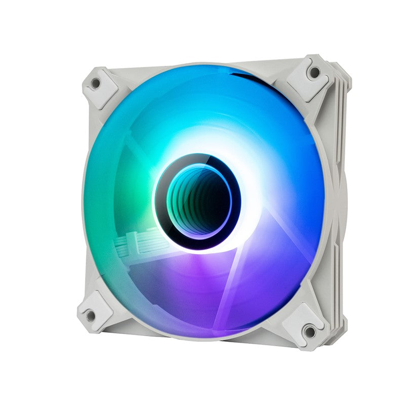 AIGO Dark Flash Infinity 8 120mm PWM A-RGB Case Fan (Pack of 3) - White