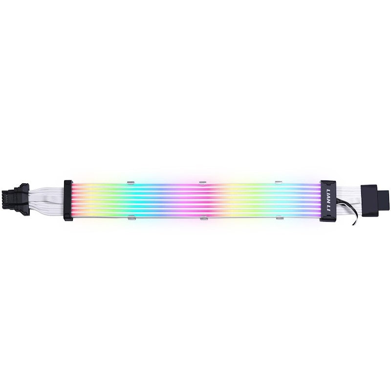 LIAN LI SRIMRER PLUS RGB V2 12 + 4 إلى 12 + 4 دليل الضوء 8 LED PSU تمديد كابل
