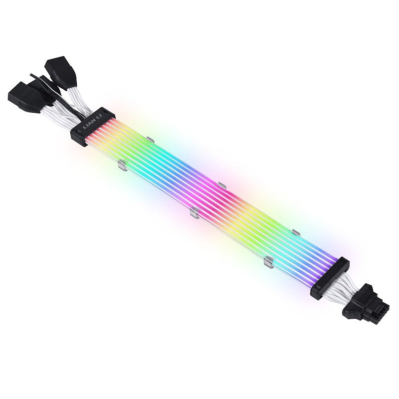 LIAN LI STRIMER PLUS V2 12+4 to 3x8 Light Guide 8 LED PSU Extention Cable