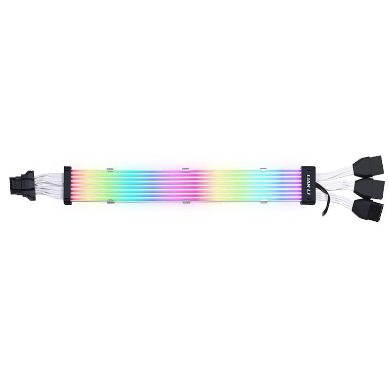 LIAN LI STRIMER PLUS V2 12+4 to 3x8 Light Guide 8 LED PSU Extention Cable