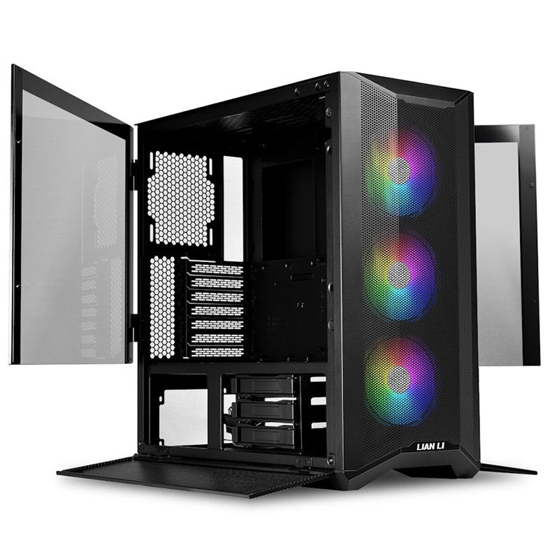 حقيبة LIAN LI Lancool II Mesh Performance-X ATX Mid Tower- سوداء