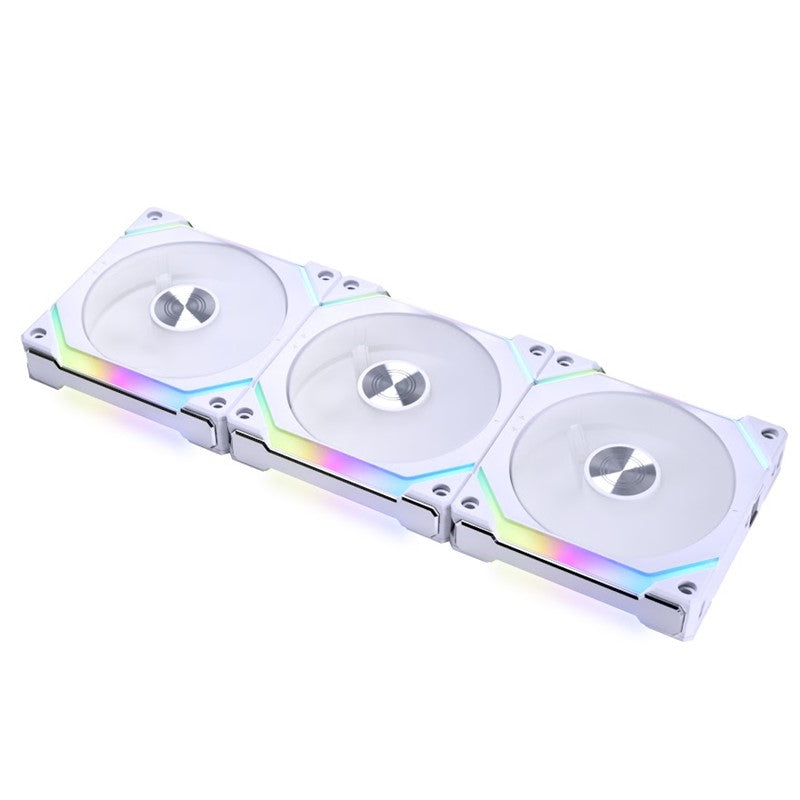 Lian LI Uni Fan SL120V2-3W RGB مروحة 120 ملم - أبيض