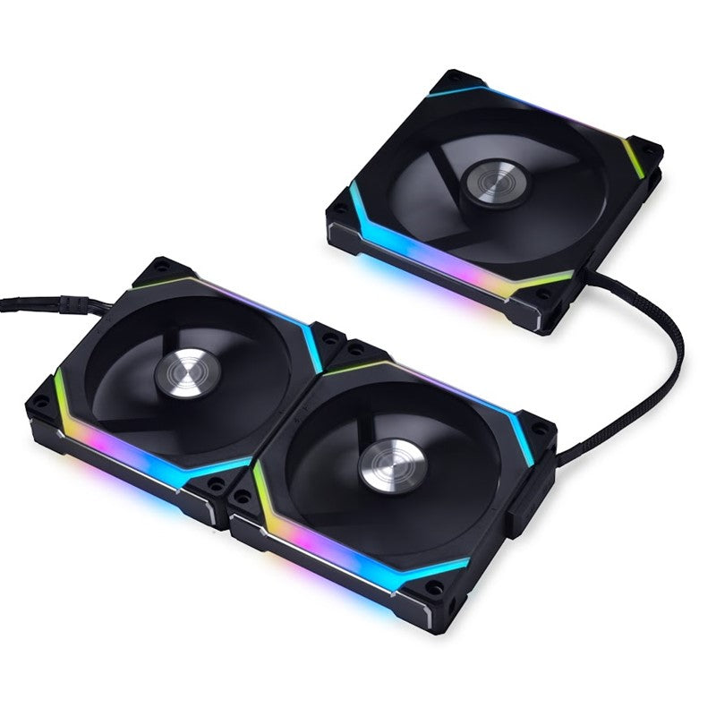 Lian LI Uni Fan SL120V2-3W RGB مروحة 120 ملم - أبيض