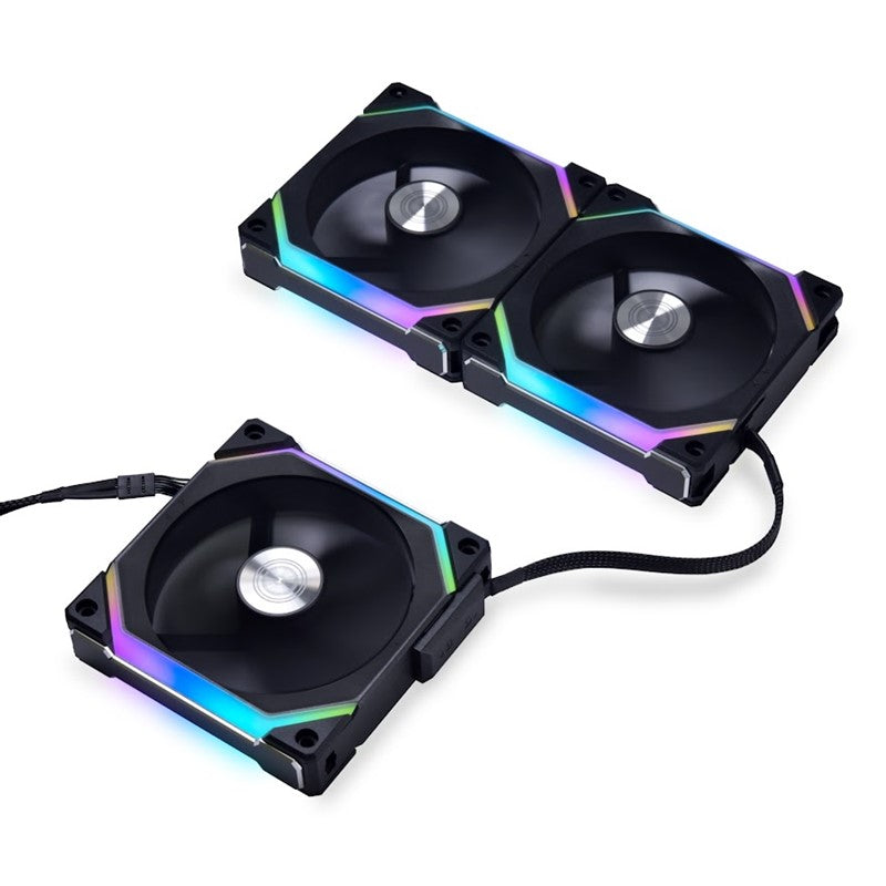 Lian LI Uni Fan SL120V2-3W RGB مروحة 120 ملم - أبيض