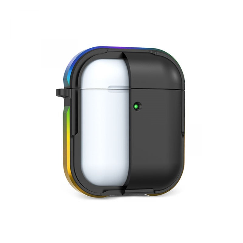 Wiwu Defense Armor حافظة حماية نهائية معدنية قوية لأجهزة Airpods ، ملونة