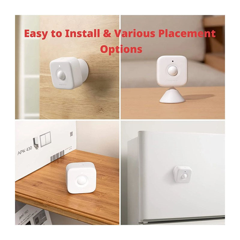SwitchBot Smart Motion Door Sensor Wireless Home Security System, PIR Motion Detector Alert