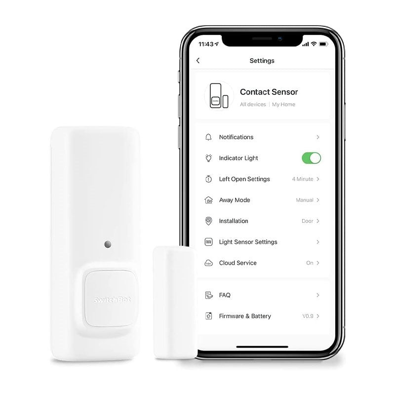 SwitchBot Door Alarm Contact Sensor Smart Home Security Wireless Window Alarm and Door Sensor
