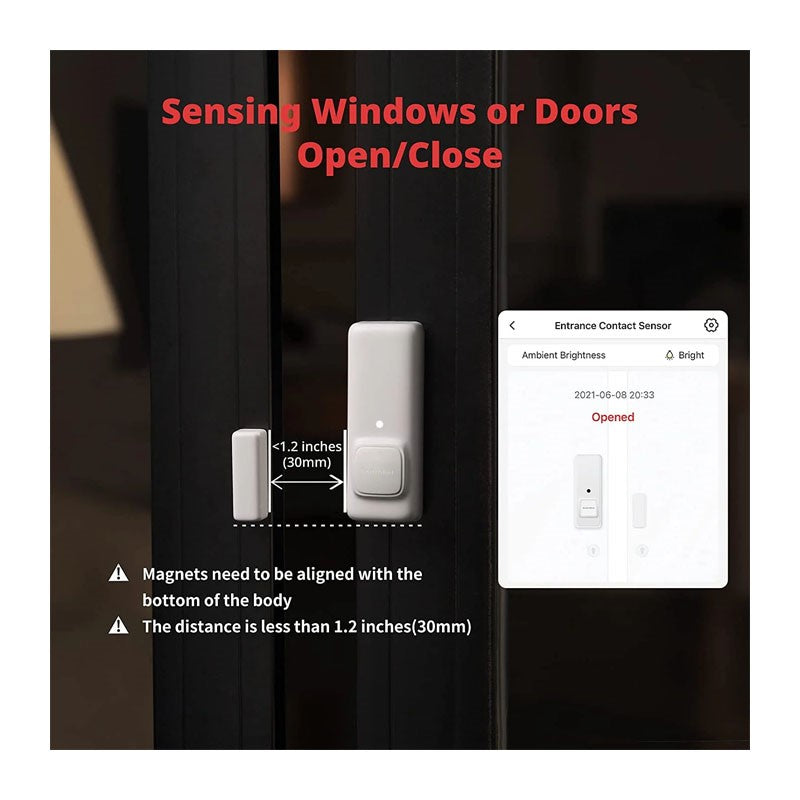 SwitchBot Door Alarm Contact Sensor Smart Home Security Wireless Window Alarm and Door Sensor