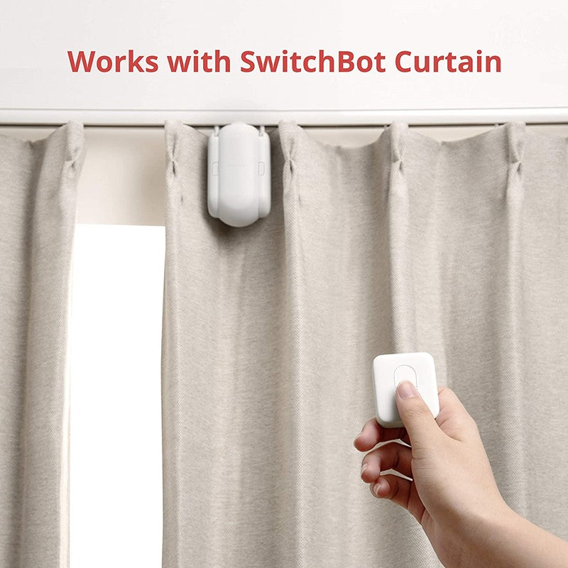 SwitchBot Remote One Touch Button Compatible with SwitchBot Bot, Curtain Robot, Color Bulb, Plug Mini and Blind Tilt, Smart Home Easy to Control, Bluetooth Long Range 5.0