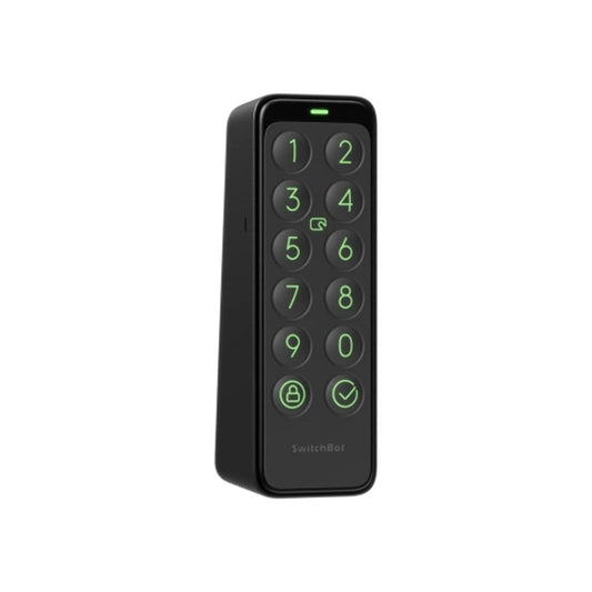 SwitchBot Smart Keypad Touch for SwitchBot Lock, Fingerprint Keyless Home Entry, IP65 Waterproof, Supports Virtual Passwords for Home Security