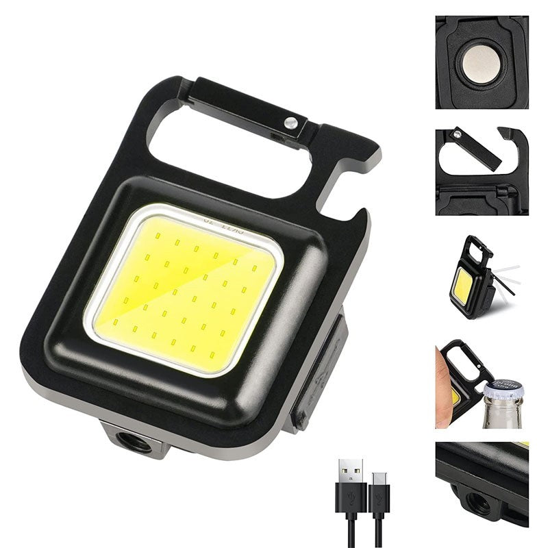 Mini Rechargeable COB 800 Lumens Portable Pocket Light