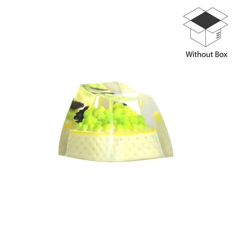 Vergo Custom SA R1 Profile Resin Raisins Keycap للوحة مفاتيح الألعاب الميكانيكية - أصفر - بدون صندوق