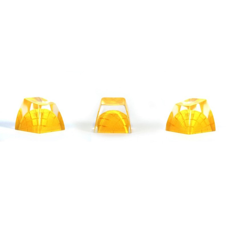 Vergo مخصص SA R1 Profile Resin Mango Keycap للوحة مفاتيح الألعاب الميكانيكية - أصفر - صندوق مفتوح