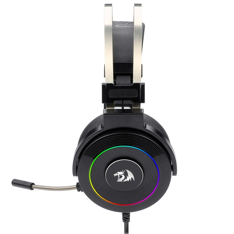 سماعة الألعاب Redragon Lamia 2 RGB Wired 7.1 ذات الصوت المحيطي الافتراضي - أسود - صندوق مفتوح