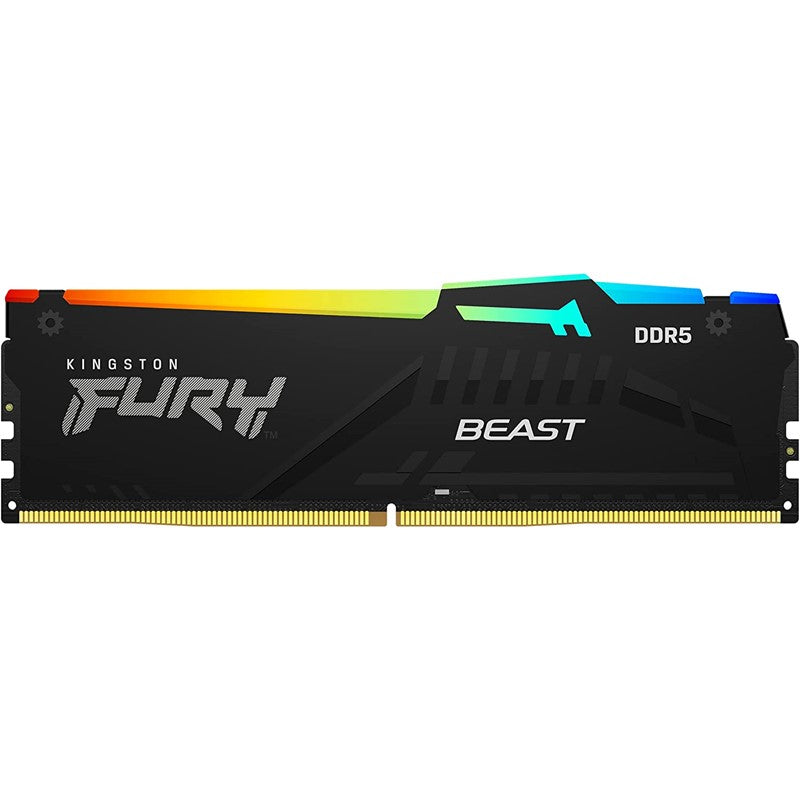 Kingston FURY Beast RGB 32GB (2x16GB) DDR5 5600MHz RAM Memory