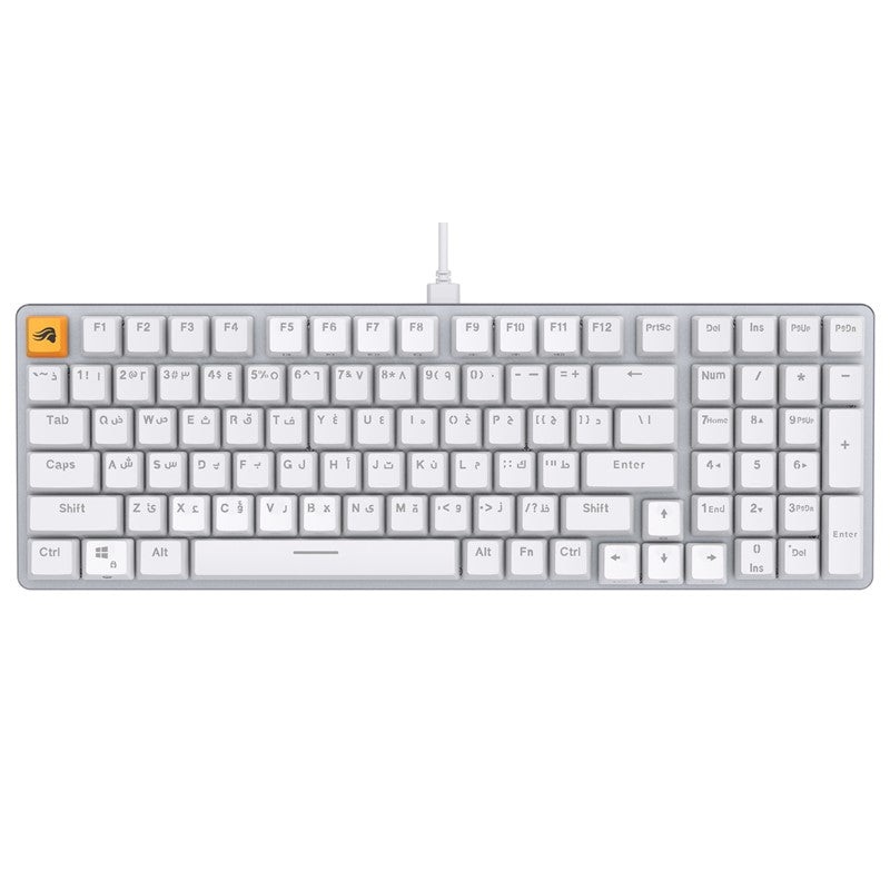 Glorious GMMK2 Full Size 96% Pre-Built Wired RGB Mechanical Gaming Keyboard (Arabic Layout)
