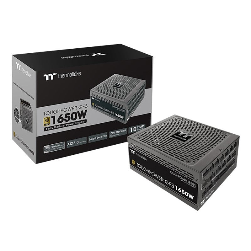 ثيرمال تيك توغ باور GF3 1650W 80+ Gold Full Modular SLI / Crossfire Ready Power Supply