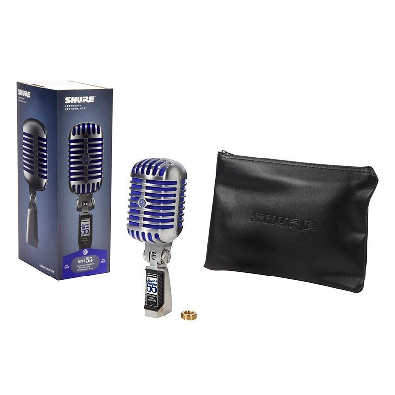 Shure Super 55 Deluxe Super Cardioid Dynamic Vocal Microphone