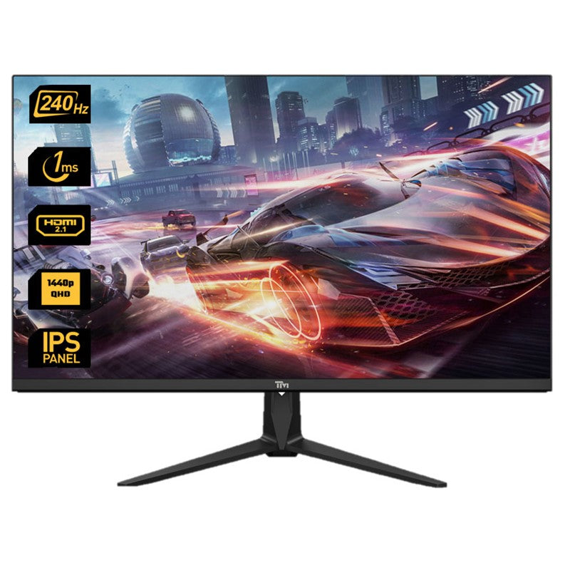 Twisted Minds 27 بوصة QHD IPS ، 240 هرتز ، 0.8 مللي ثانية ، شاشة ألعاب HDMI 2.1 RGB - أسود
