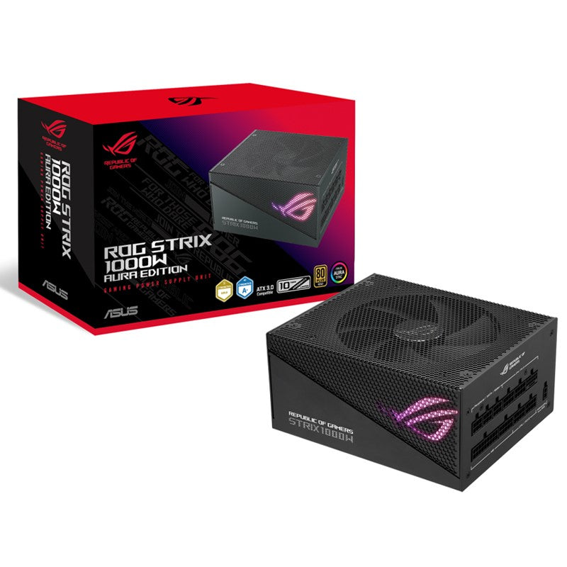 مزود طاقة الألعاب Asus ROG STRIX 1000W Gold Fully Modular - إصدار Aura