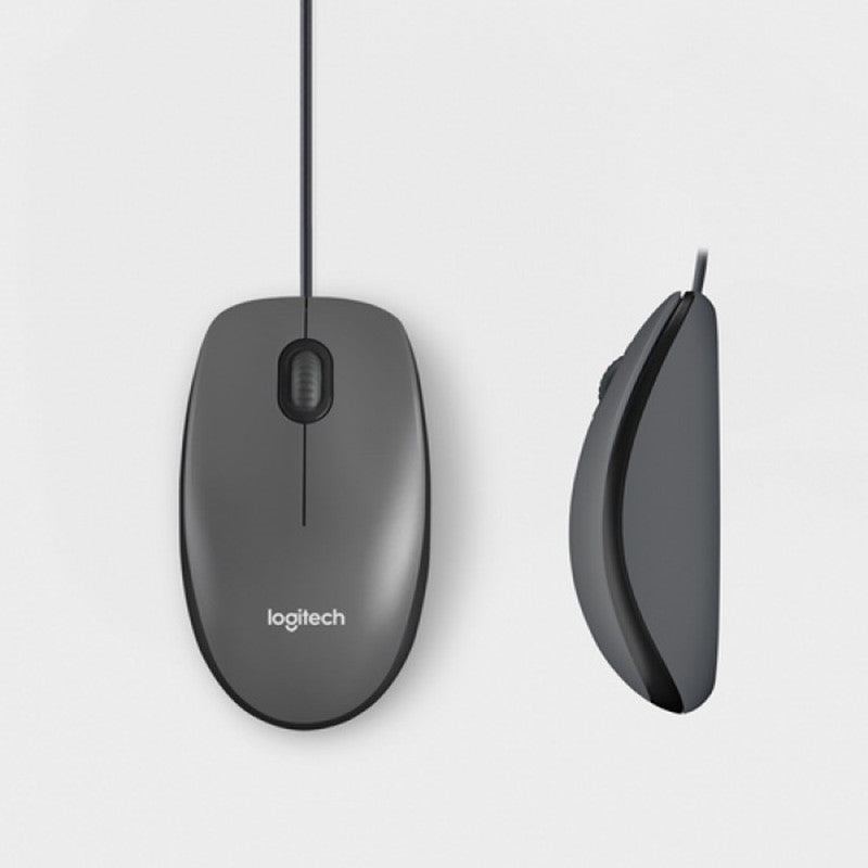Logitech M100 Corded Mouse – Wired USB Mouse - Black / Logitech