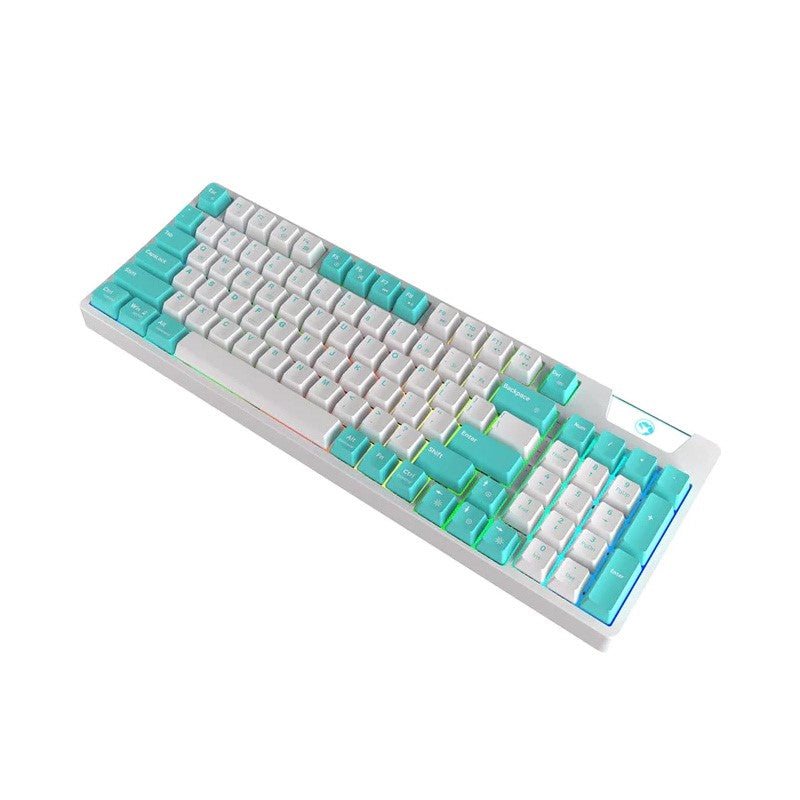 مارفو KG972W EN-WH-P لوحة مفاتيح لاسلكية