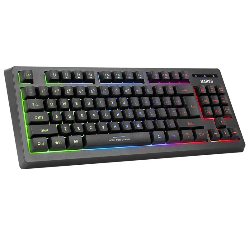 MARVO CM310 EN 3 In 1 Wired Gaming Keyboard, Mouse & Mousepad Combo - Black