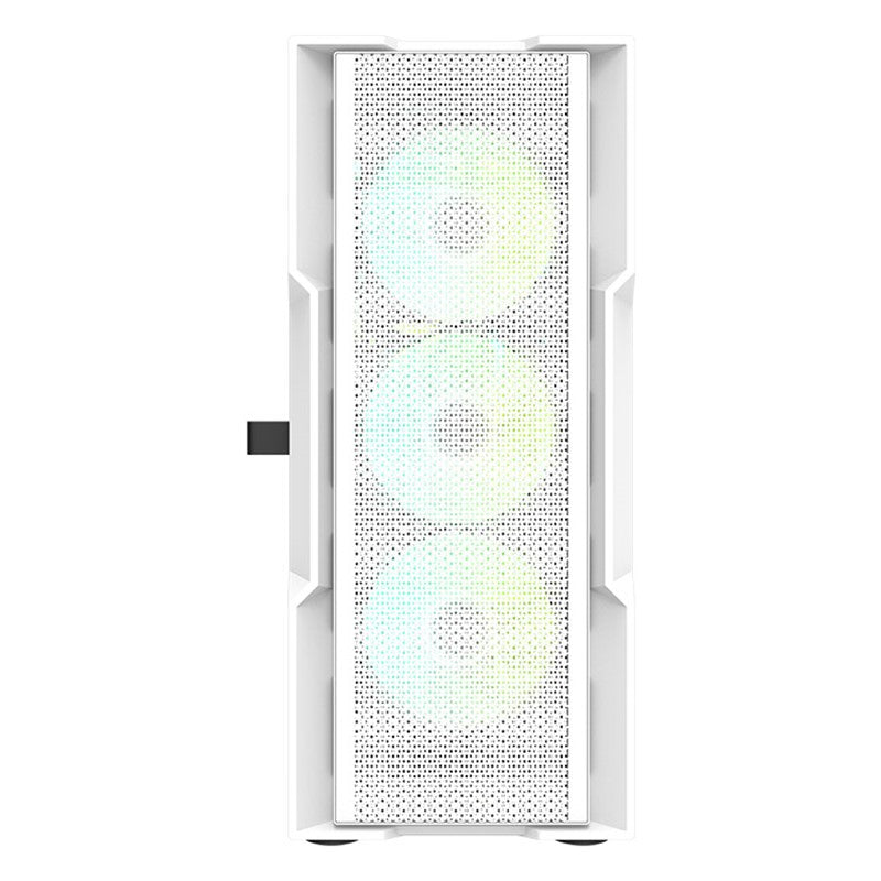حقيبة الألعاب Aigo DarkFlash DK431 Mesh E-ATX Full Tower (مع 4 مراوح ARGB باللون الأسود) - أبيض