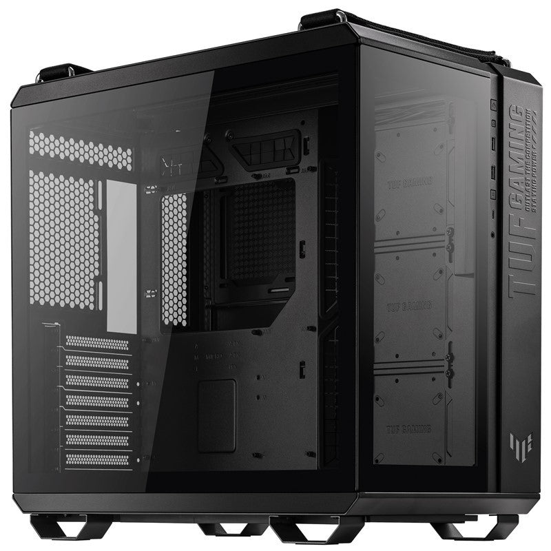 حافظة اسوس تاف جيمينج GT502 من الزجاج المقوى ATX Mid Tower - أسود