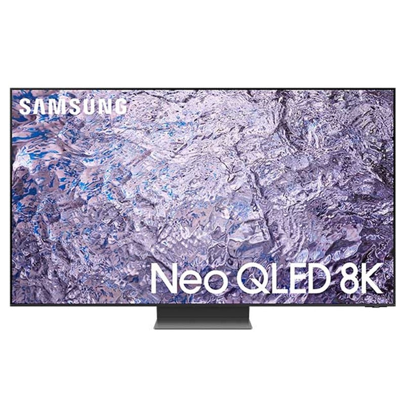 شاشة سامسونج 65 بوصة فلات نيو كيو ال اي دي 8 كيه، QA65QN800CUXZN