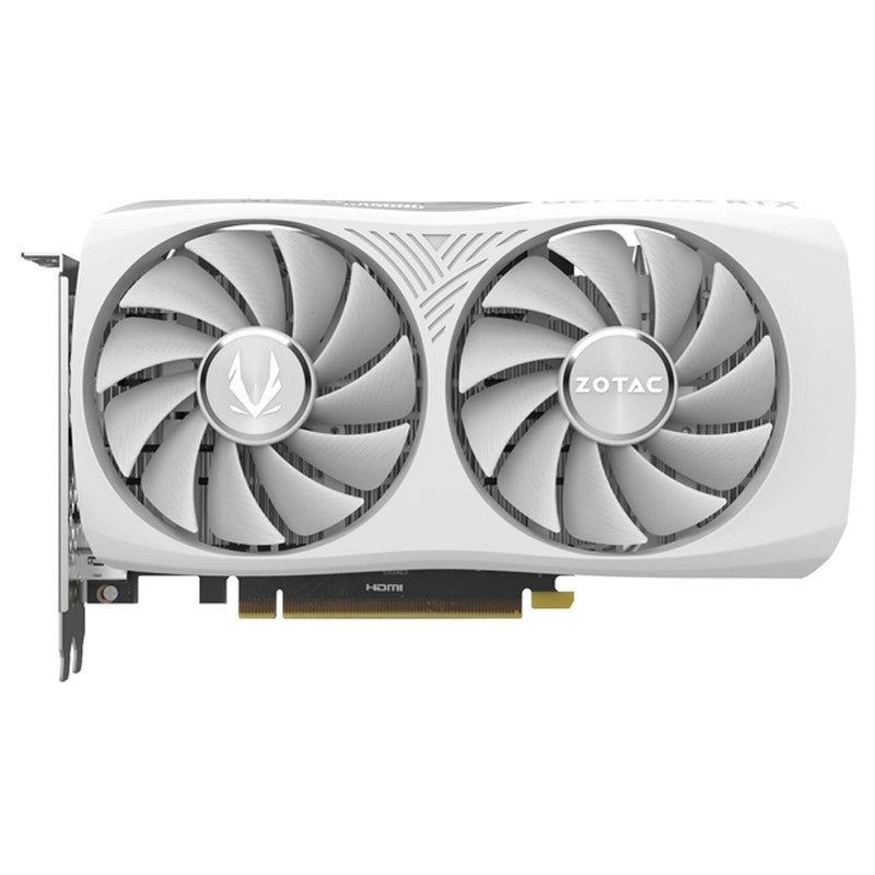 زوتاك بطاقة رسومات الألعاب جيمينج جي فورس RTX 4060 سعة 8 جيجابايت الحافة المزدوجة OC إصدار أبيض GDDR6