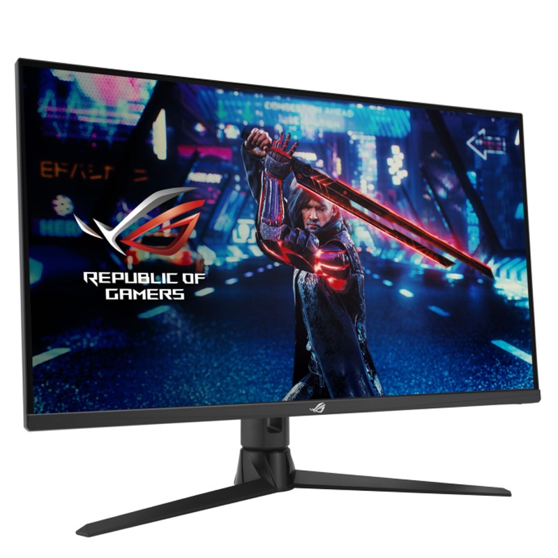 اسوس روج ستريكس XG32UQ شاشة 32 بوصة 4K UHD Fast IPS، 160 هرتز، 1 مللي ثانية، HDMI 2.1، NVIDIA G-SYNC، شاشة ألعاب FreeSync Premium - أسود