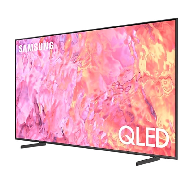 شاشة سامسونج 55 بوصة مسطحة كيو إل إي دي بدقة 4K QA55Q60CAUXZN