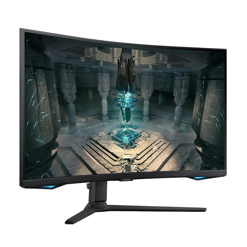 سامسونج أوديسي G6 32 بوصة QHD VA، 240 هرتز، 1 مللي ثانية، HDMI 2.1، شاشة الألعاب المنحنية FreeSync Premium Pro الذكية - أسود