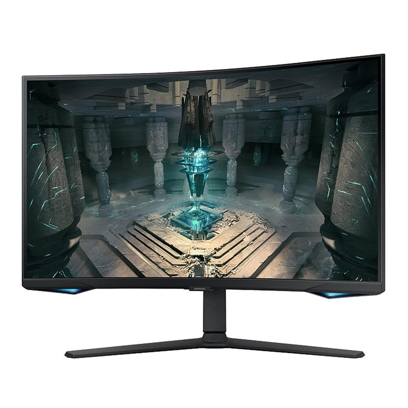 سامسونج أوديسي G6 32 بوصة QHD VA، 240 هرتز، 1 مللي ثانية، HDMI 2.1، شاشة الألعاب المنحنية FreeSync Premium Pro الذكية - أسود