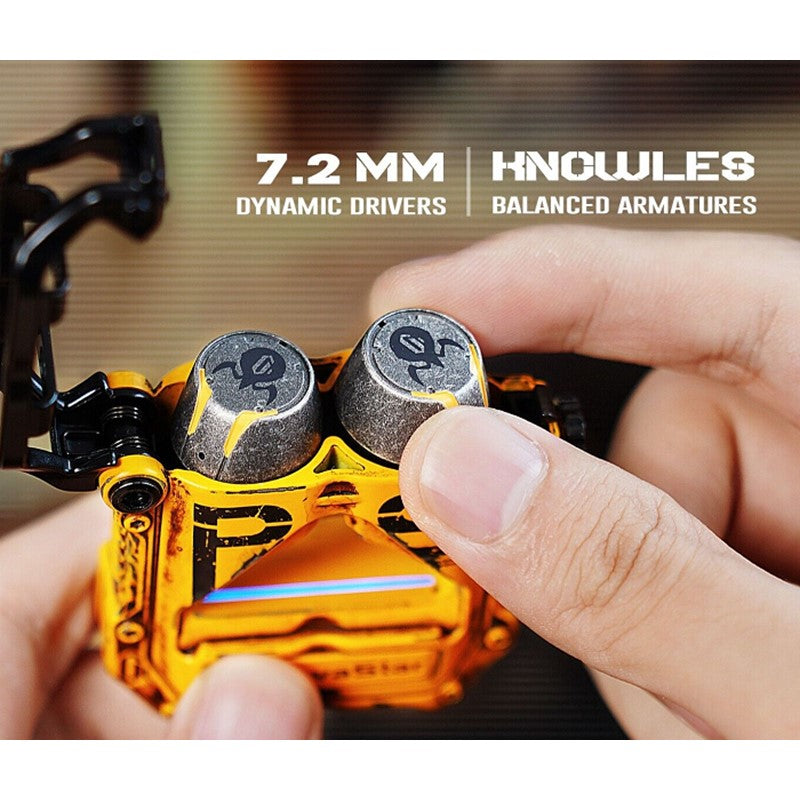 GravaStar P9 Sirius Pro TWS Earbuds, War Damaged Version - Yellow